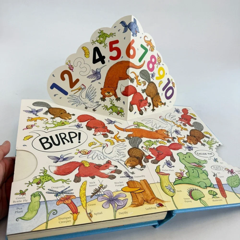 Chomp Goes the Alligator Matthew Van Fleet Interactive Board Book Pop-Up Countin